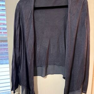 NIC+ZOE Open Front Cardigan Sweater - Gray